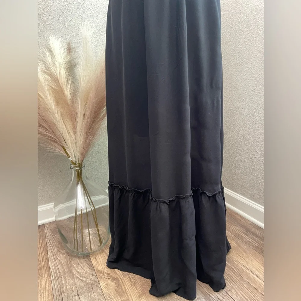 NEW Mainstrip - Black Fun Boho Vacation Destination Summer Maxi Dress - Picture 11 of 15